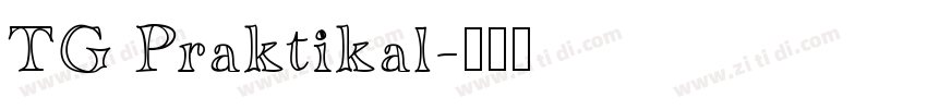 TG Praktikal字体转换